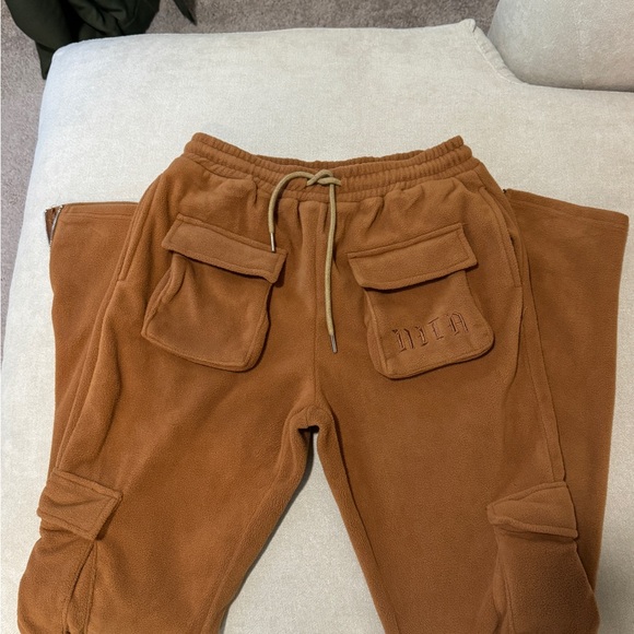 Rust Sweater Pants w/ Drawstring - Picture 8 of 13
